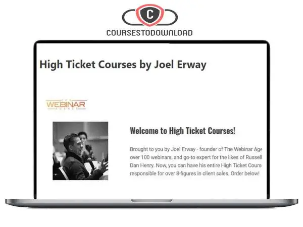 joel erway high ticket - Joel Erway – High Ticket Courses