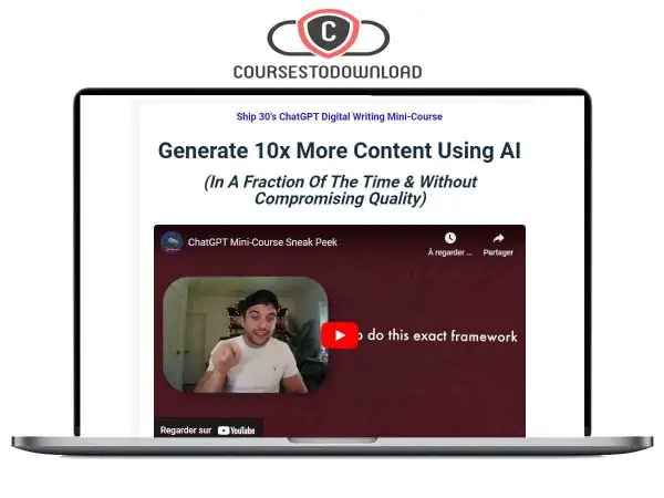 Ship 30's ChatGPT Digital Writing Mini-Course Download