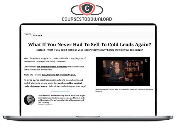 Rachel Mazza – Advertorial 101 Download